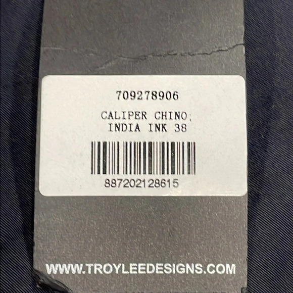 NWT Troy Lee Designs Race Team Caliper Chino Pants India Ink Navy 38 - Picture 10 of 16